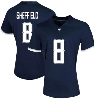 Women's UConn Huskies TJ Sheffield Untouchable Football Jersey - Game Navy