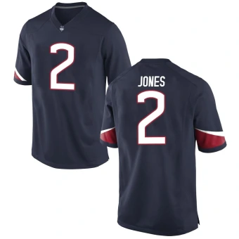 Youth UConn Huskies Durante Jones Football Jersey - Replica Navy